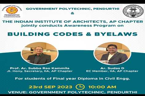 Awareness Programme on Building Codes and Bye Laws – Sept 23, 2023